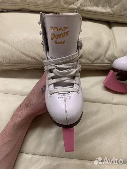 Коньки Graf Davos gold 27 размер