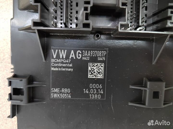 Блок комфорта VW Passat B7 3AA937087P