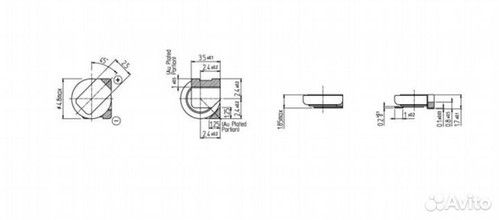 Супер конденсатор korchip SM3R3703T01U