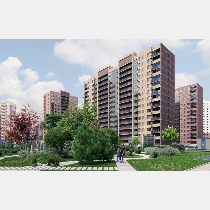 2-к. квартира, 55,8 м², 23/27 эт.