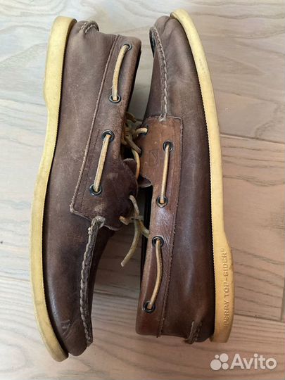 Топсайдеры Sperry 10W 41 EUR кожаные мокасины