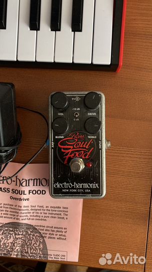 Педаль для бас гитары bass soul food