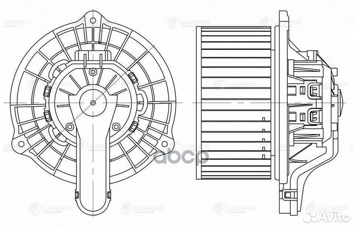 LFH 08Y0 вентилятор отопителя Hyundai iX35 10