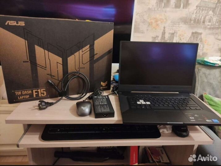 Продаю ноутбук Asus TUF FX516PM-HN090 rtx-3060
