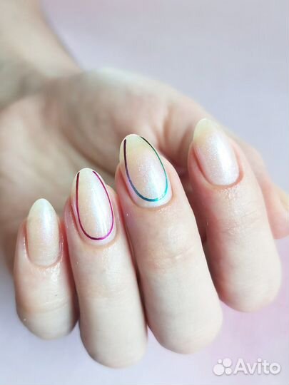 Наращивание ногтей гель-лак