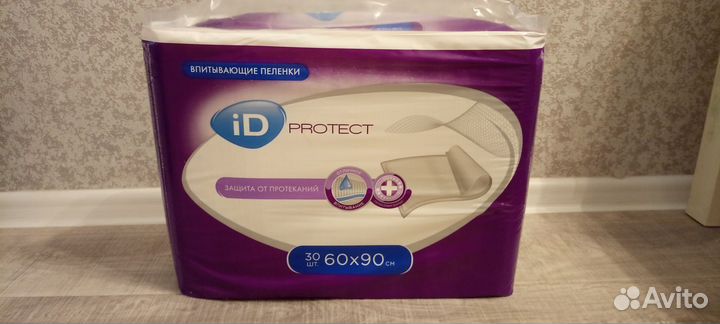 Пеленки одноразовые 60х90 30 штук