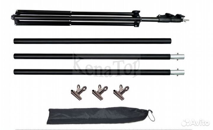 Стойка держатель для фона 1*2м, 1,5*2м, 2*2м