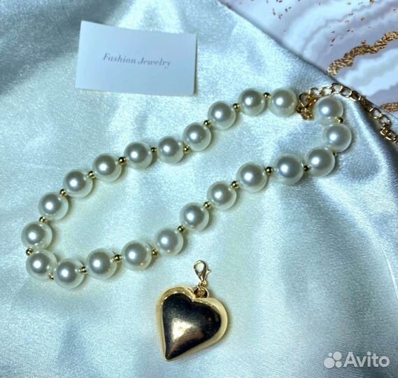Колье с сердцем