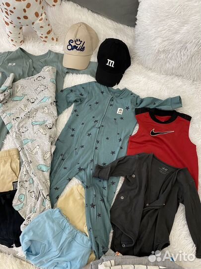 Вещи пакетом на мальчика 74 80
