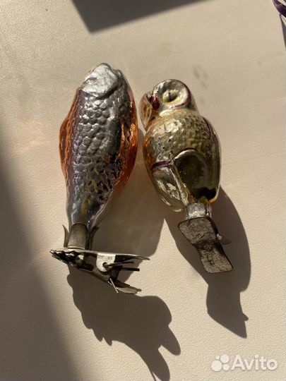 Елочные игрушки СССР