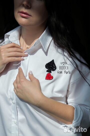 Брошь ручной работы