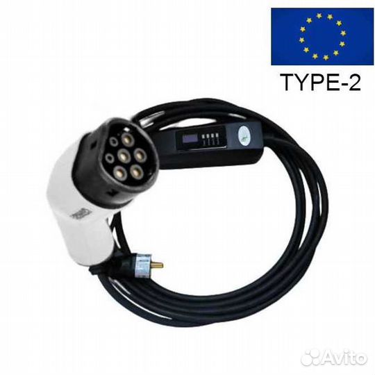 Зарядное устройство электромобиля Type2 8-16A
