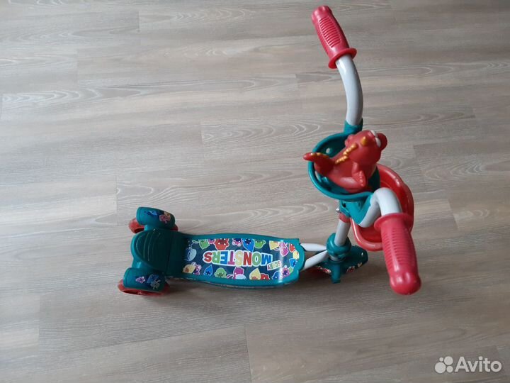 Самокат 3-х колесный детский