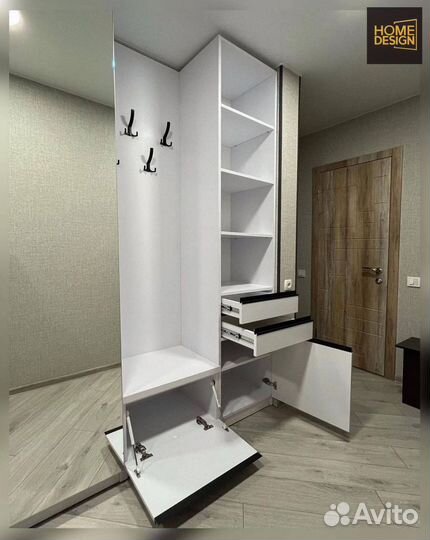 Шкаф распашной с фрезеровкой