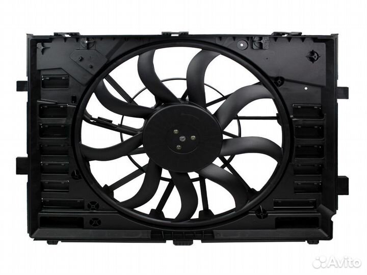 Вентилятор радиатора 517 mm (с рамкой) VW touar