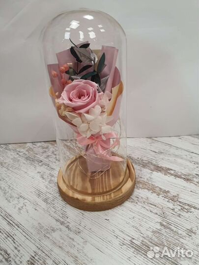 Роза в колбе оптом