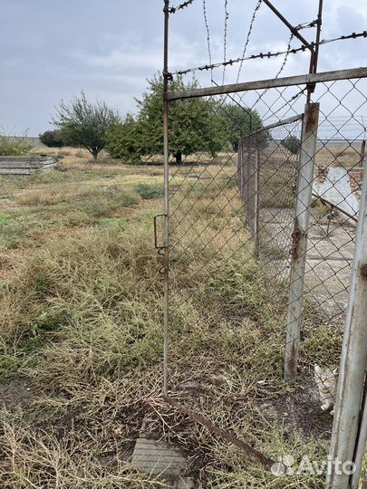 Заборные секции бу из сетки рабица