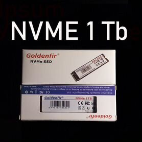 Новые SSD nvme 1 Тб, 512Гб, 256Гб 2280