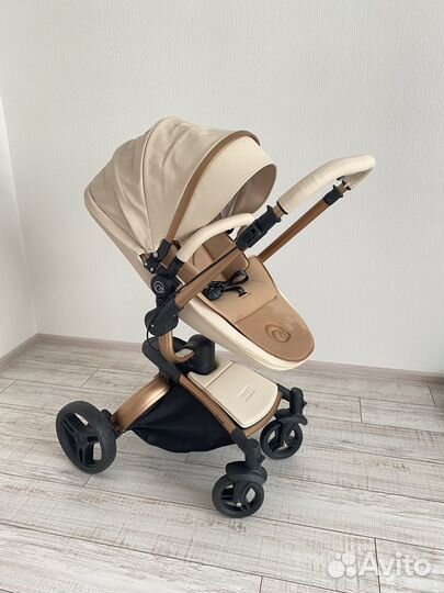 Коляска Rant Nest RA889 2 в 1/кремовый прогулка