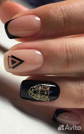 Маникюр гель -лак и укрепление