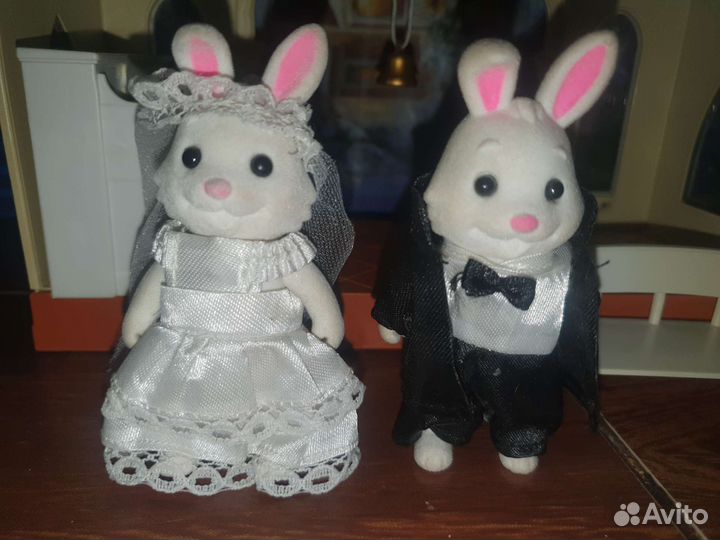 Набор sylvanian families зайчики