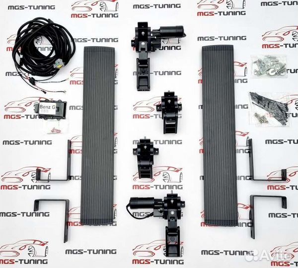 Пороги выдвижные Mercedes G-class W463 короткие