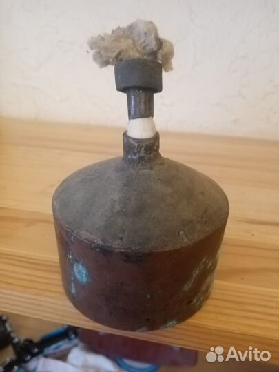 Старинная медная спиртовка