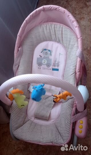 Шезлонг для новорожденных babyton