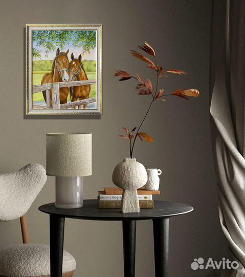 Картина на холсте акриловыми красками