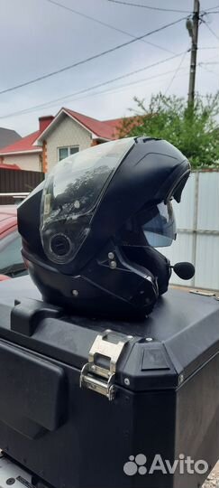 Мотошлем Nolan с гарнитурой