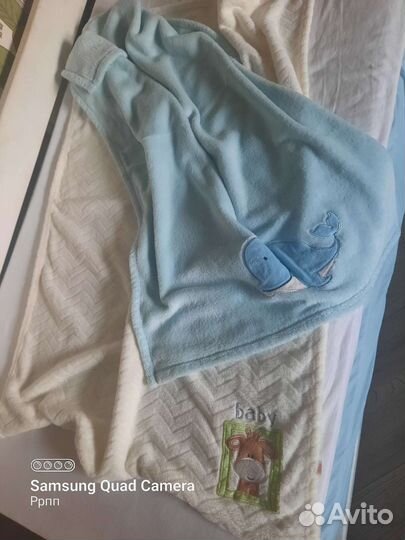 Плед детский плюшевый