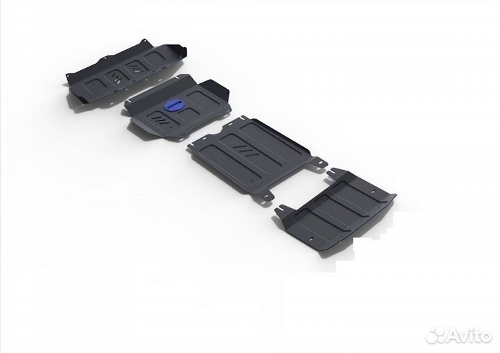 Защита для Toyota Fortuner 2017- к-т сталь