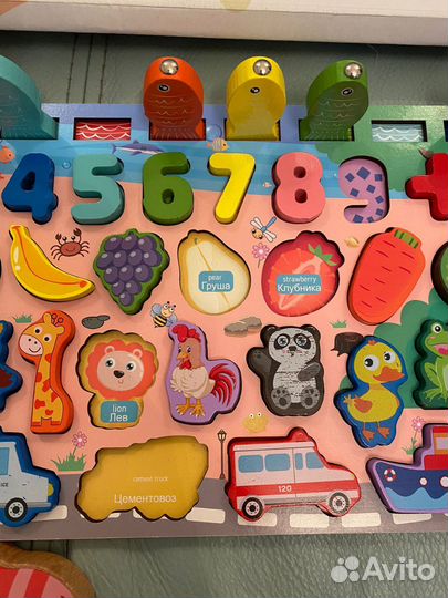 Развивающие деревянные игрушки