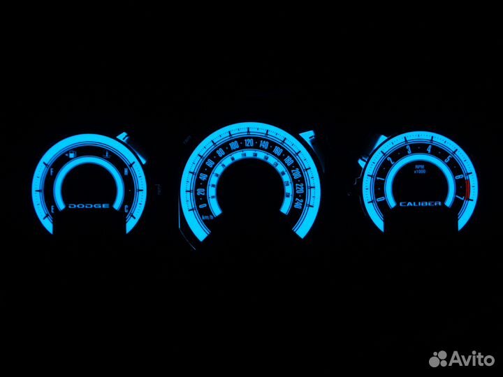 Шкалы приборов Dodge Caliber (06-09)