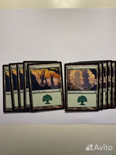 Лес MTG мтг Magic the gathering Мэджик Forest
