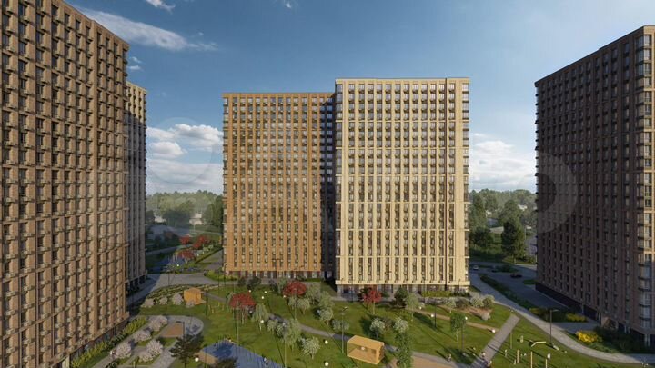 1-к. апартаменты, 39,7 м², 21/23 эт.