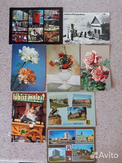 Открытки ссср,ГДР,Чехословакия 40-х-80-х годов