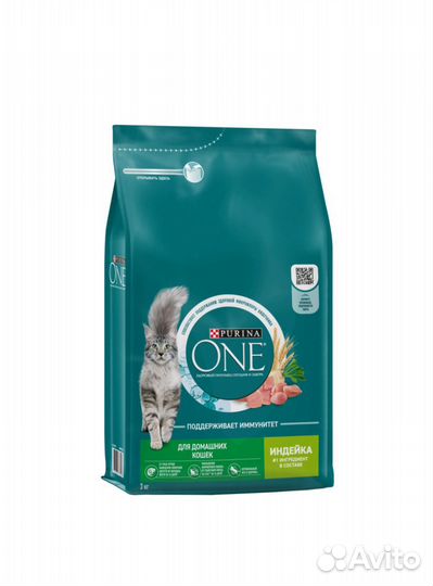 Сухой корм для кошек purina one 3 кг