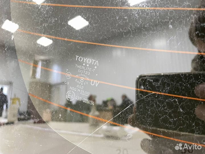 Стекло заднее Toyota Corolla E150 2006-2013