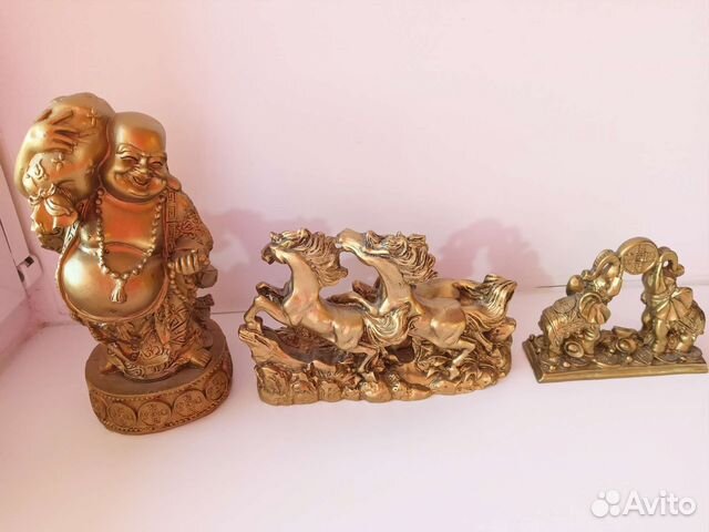 Статуэтки. Бронзовые. Новые. Набор
