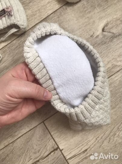 Зимняя шапка для девочки 46