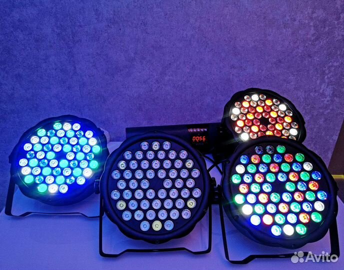 Светомузыка RGB 54LED