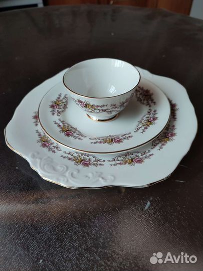 Чайная тройка фарфор