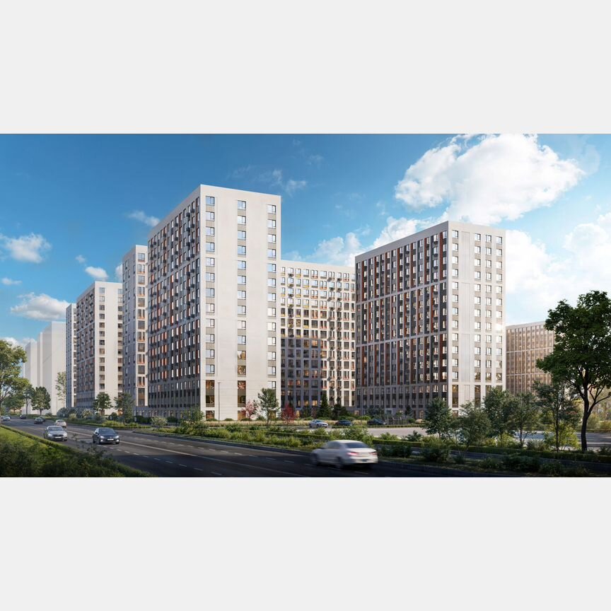 1-к. квартира, 43,6 м², 10/15 эт.