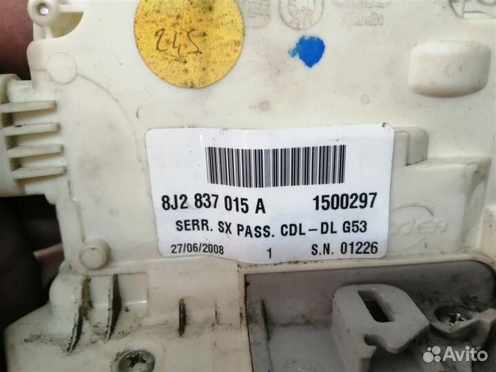 Замок двери передней левой Audi A4 (B8) 2007-2015