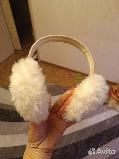 Тёплые наушники, ободок для причёски