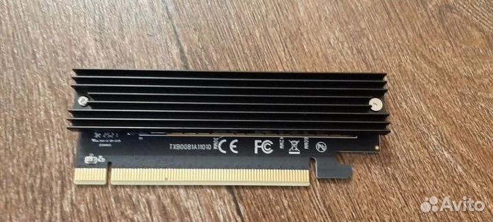 Контроллер PCI-E 3.0 x16 для установки SSD M.2 NVM