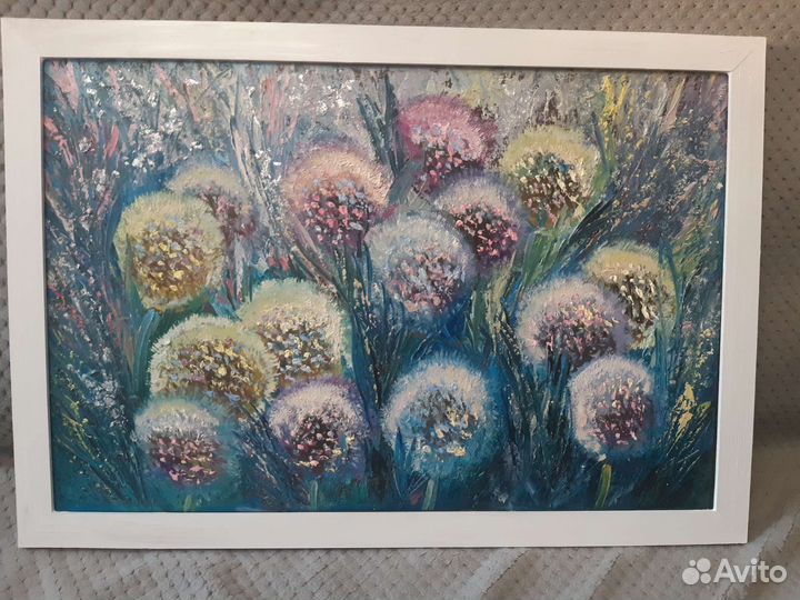 Одуванчики. Картина
