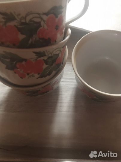 Чашки фарфоровые СССР Сумской фз
