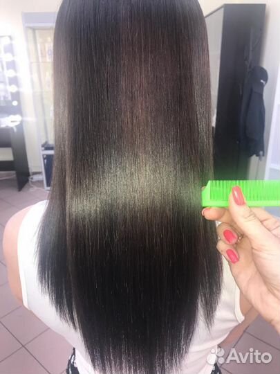 Кератиновое выпрямление/Ботокс волос/Нанопластика